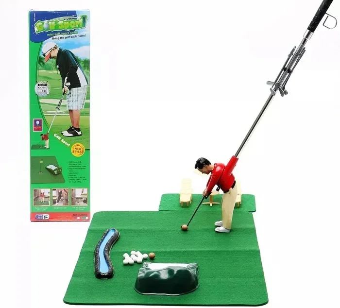 Mini Golfing Man Indoor Golf Game Fun Golf Game