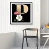Diamond Painting-DIY Full Round Drill Letter P