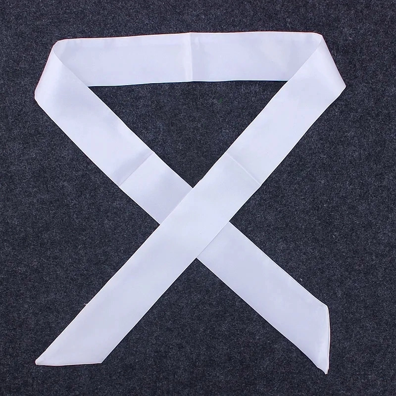 Women’s Minimalist Solid Color Satin Silk Scarves