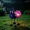 Solar Bees Lights Solar LED Garden Lights Waterproof Cute Ant Statue Garden Decor 3D Metal Ants Art Decor for Garden Backyard Table Wall Decor