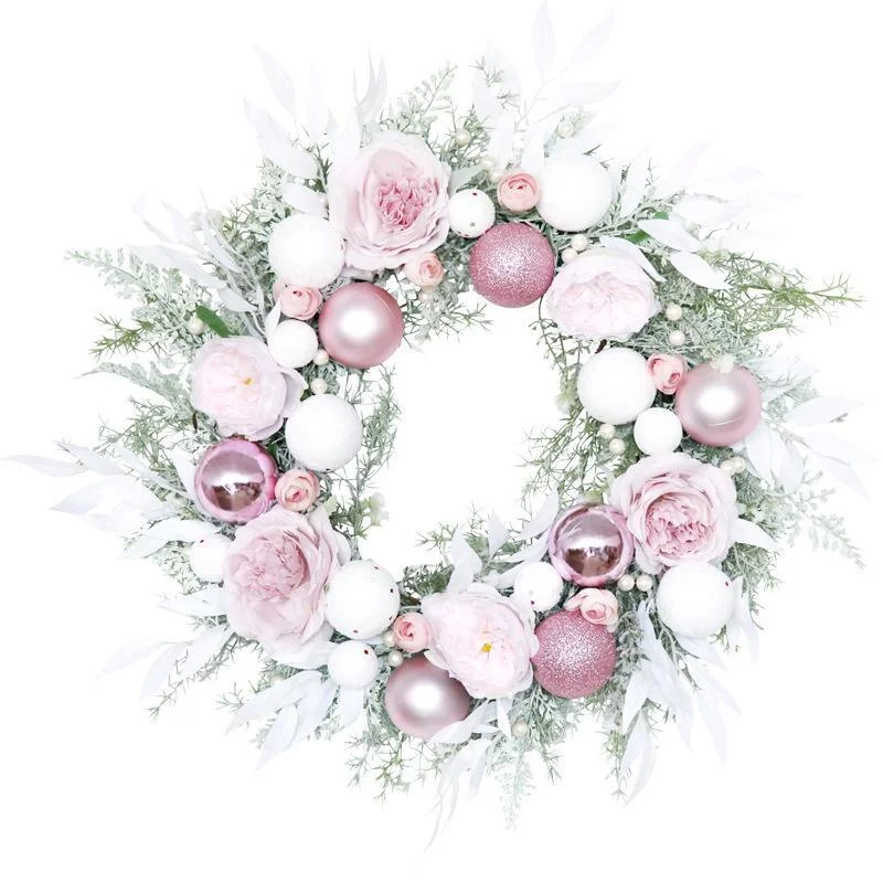 Christmas Rose Wreath