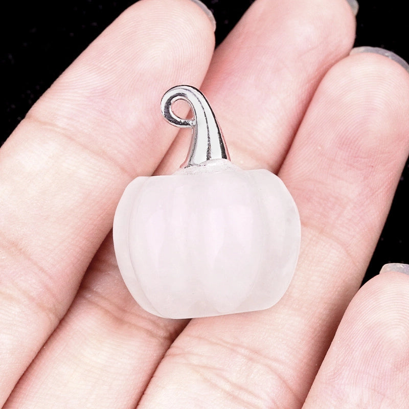 1 Piece 16*20mm Alloy Natural Stone Pumpkin Pendant Jewelry Accessories