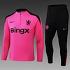 2024/2025 Chelsea Half-Pull Training Suit Pink Football Shirt 1:1 Thai Quality