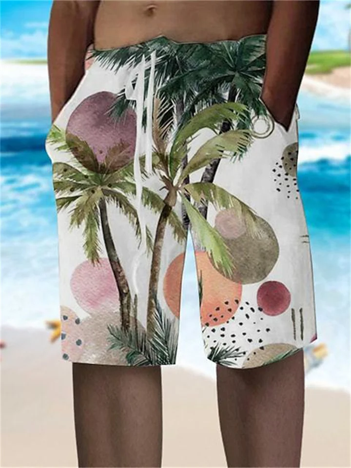 Men's Shorts Coconut Flamingo 3D Print S M L XL 2XL 3XL 4XL 5XL