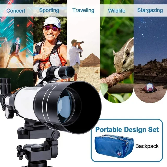 BEBANG Telescope for Adults Astronomy,70mm Professional Refractor Telescope for Kids Beginners