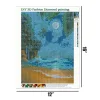Moon Sea  | Full Round Diamond Painting Kits