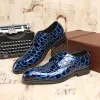 Fashion Mens Blue Dress Leather Shoes Business