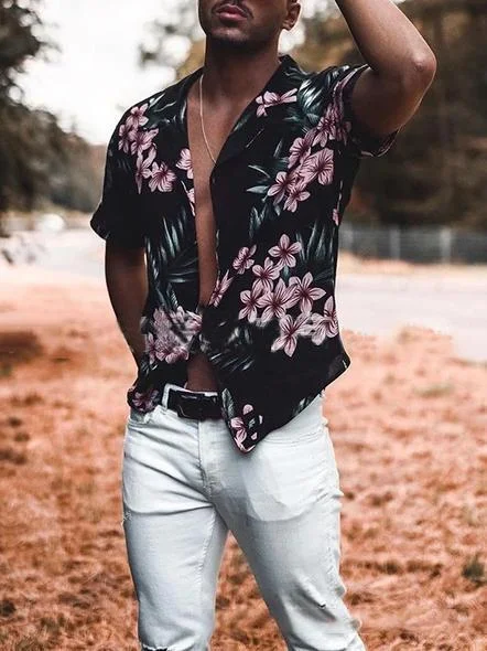 men's casual retro shirts
