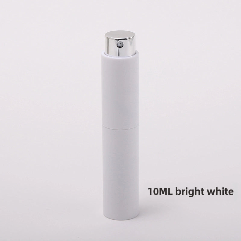 10ml Perfume Sub-bottle Rotating Retractable ABS Spray Glass Empty Bottle Mouth Spray Bottle Portable Travel Sample Logo