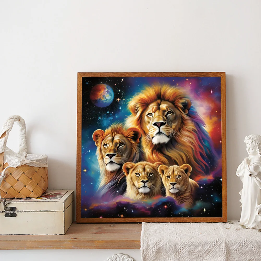 Diamond Painting - Full Round Drill - Lion(Canvas|40*40cm)