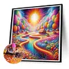 5D DIY Full Round Drill Diamond Painting Landscape Kit Home Decor Art 30x30cm