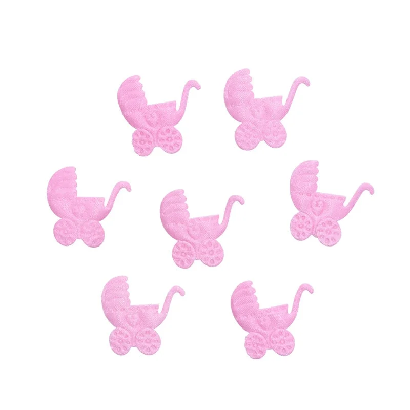 100Pcs Blue Pink Baby Shower Table Confetti Kids Birthday Party Footprint Pacifier Sprinkles Baby Shower Boy Girl Decoration