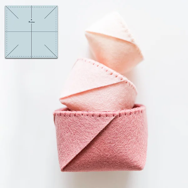 Quick & Easy Felt Bowl Sewing Template – With Tutorial