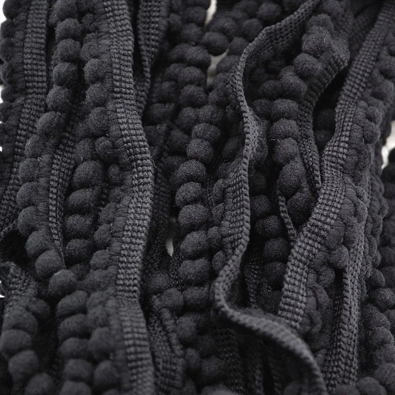 5 Yards Pom Pom Trim Ball 11 mm MINI Pearl Pompom Fringe Ribbon Sewing Lace Kintted Fabric Handmade Craft Accessories