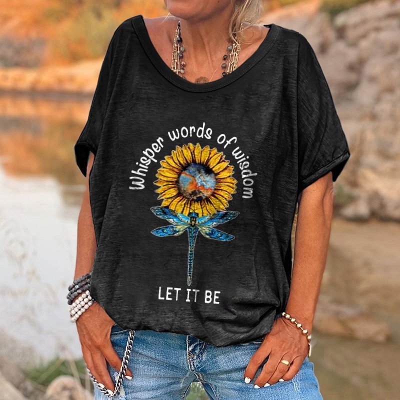 Whisper Words Of Wisdom Let It Be Printed Women's Tees