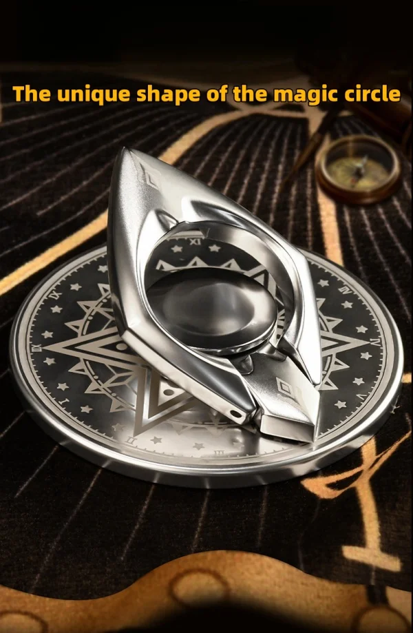 360&deg; Rotating Ring Buckle Cool Fidget Gyroscope Magnetic Bracket