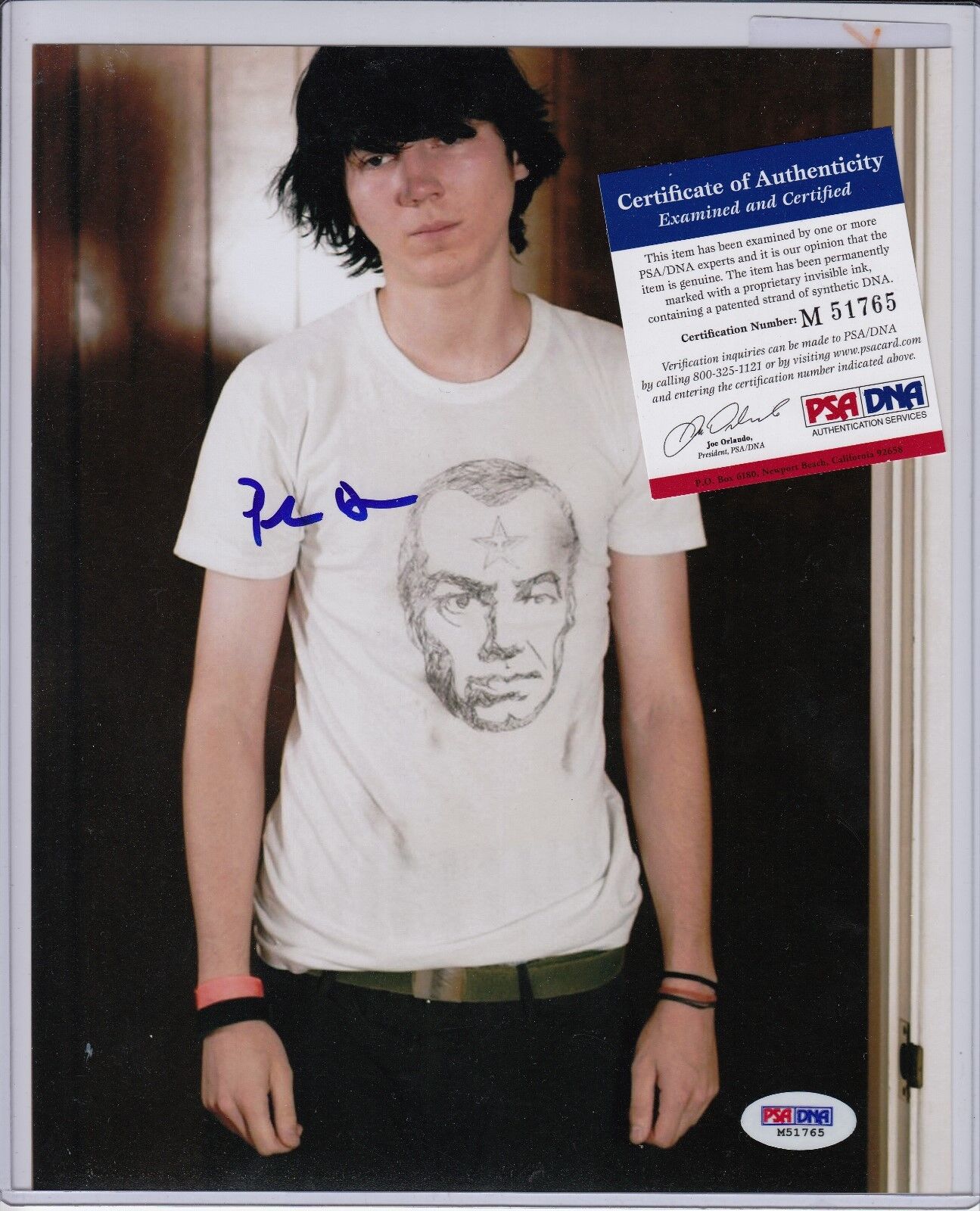 PAUL DANO SIGNED AUTOGRAPH AUTO 8X10 PSA DNA CERTIFIED