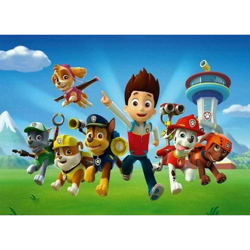 

PAW Patrol Meritorious Corps - Round Drill Diamond Painting - 40*30CM, 501 Original