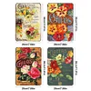 4pcs - Garden - Vintage Metal Signs(8*12Inch)