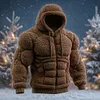 3D Print Christmas Ugly Sweater Unisex Black Ugly Hoodies by Inlyline