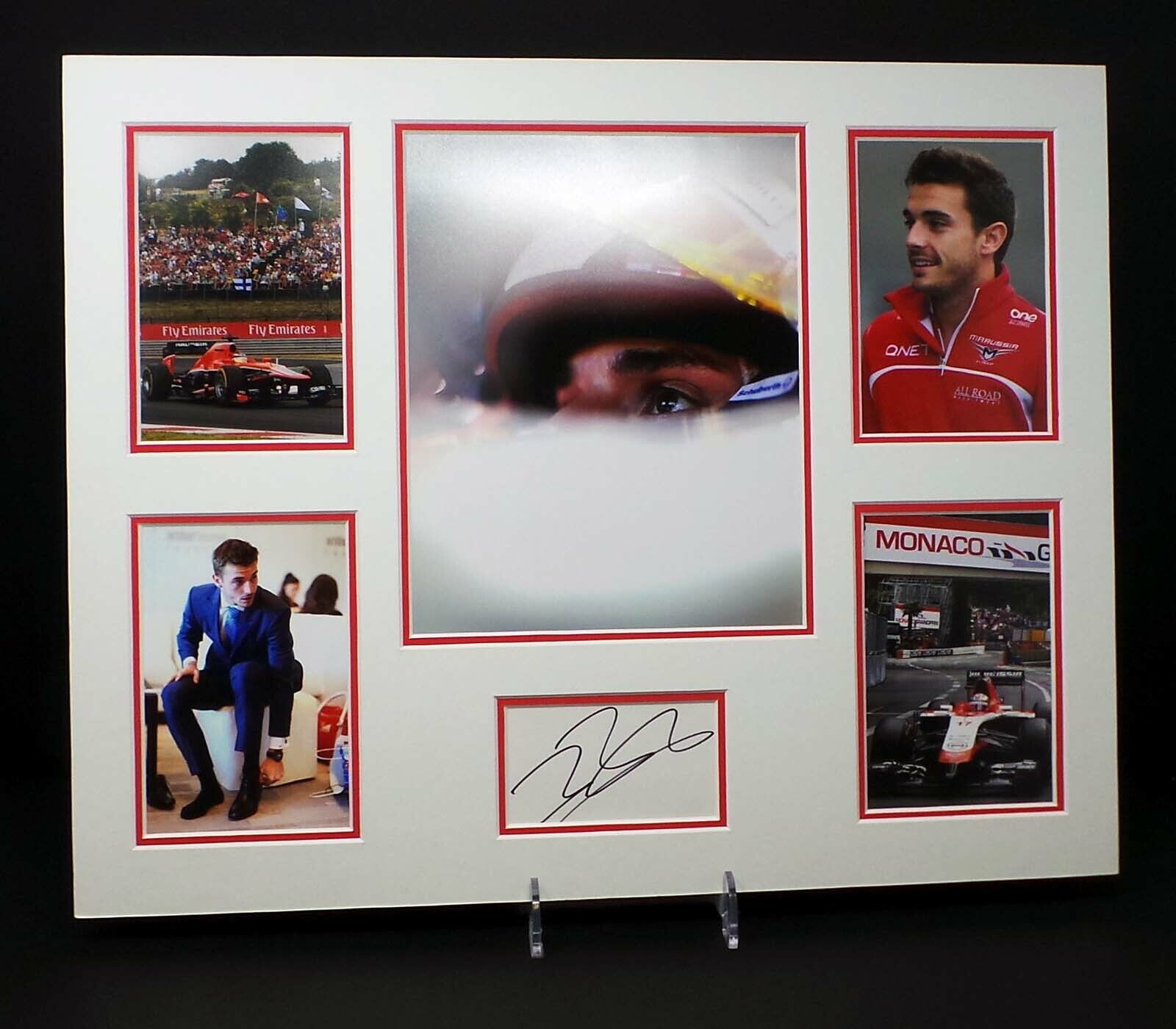 Jules BIANCHI Signed & Mounted Photo Poster painting Team Marussia 20x16 Display AFTAL RD COA