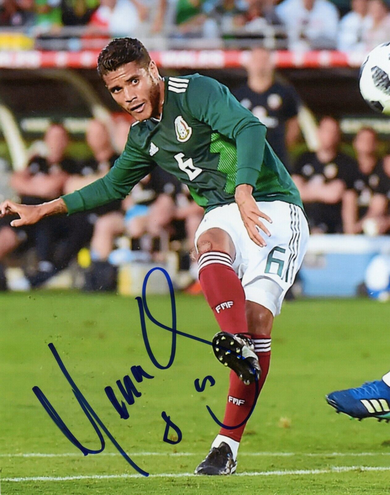 JONATHAN DOS SANTOS Authentic Hand-Signed Mexico national Soccer