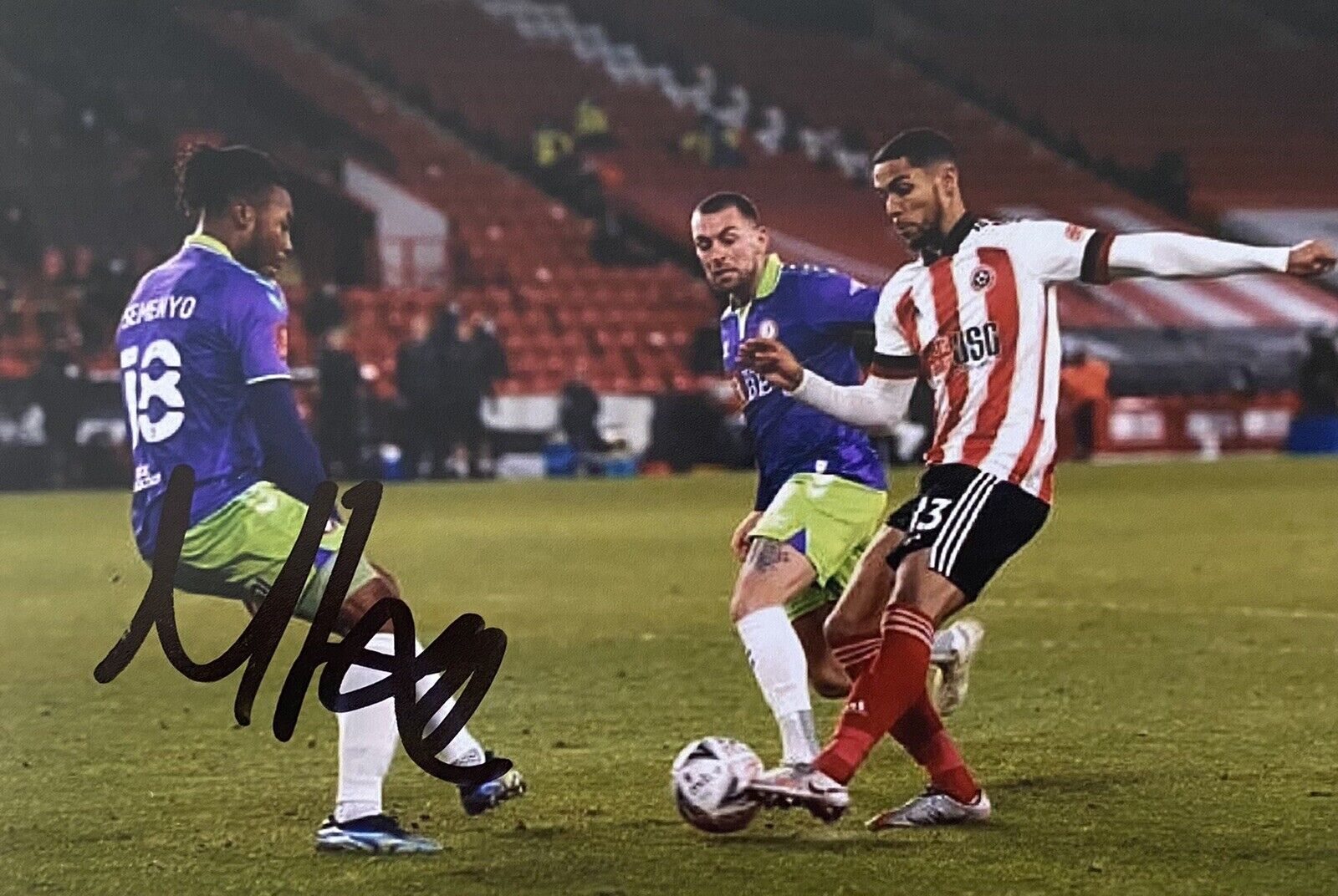 Max Lowe Genuine Hand Signed Sheffield United 6X4 Photo Poster painting 3