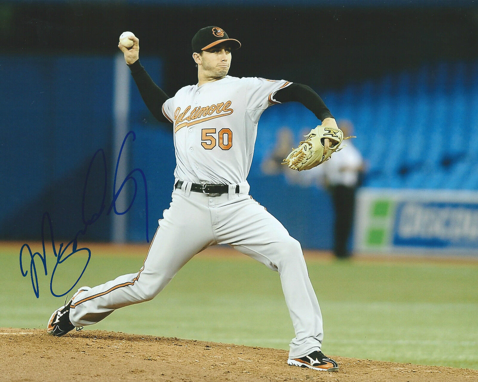 **GFA Baltimore Orioles *MIGUEL GONZALEZ* Signed 8x10 Photo Poster painting M1 COA**