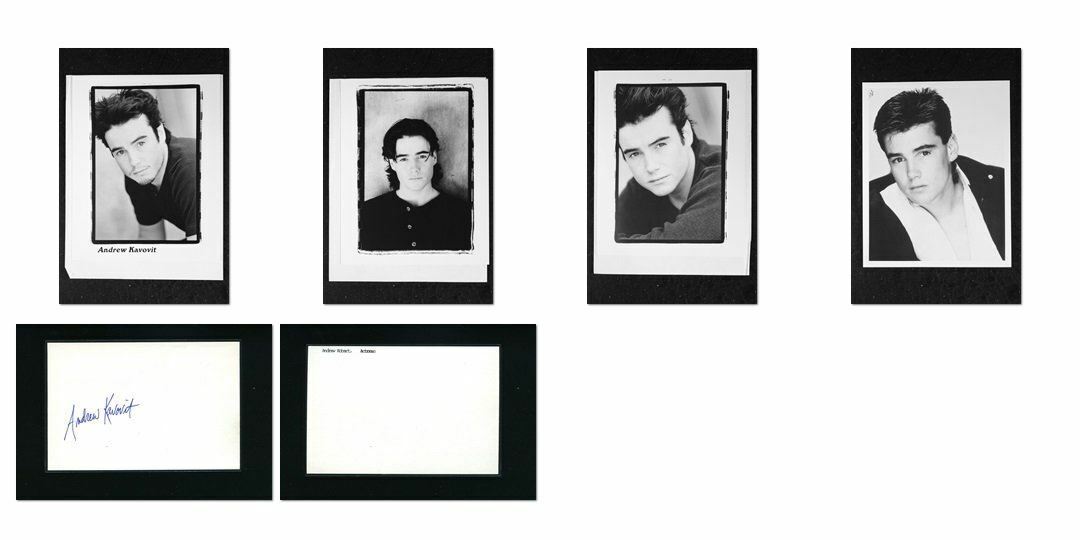 Andrew Kavovit - Signed Autograph and Headshot Photo Poster painting set - Rat Race