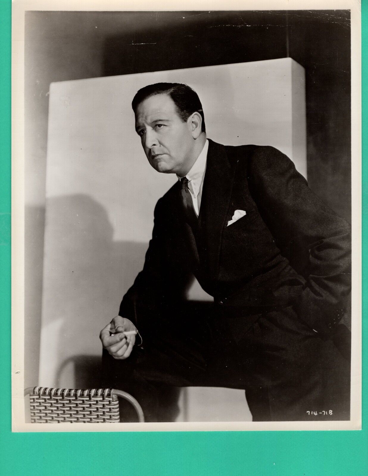 CONWAY TEARLE Movie Star Actor Promo 1930's Vintage Photo Poster painting 8x10