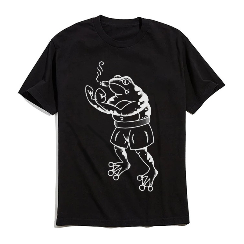 Fitness Bullfrog T-shirt Unisex Graphic Tee 