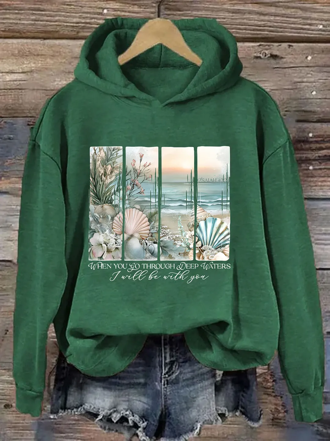 Deep Waters Christian Hoodie