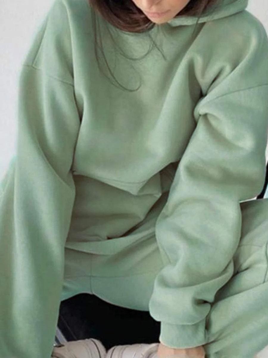 Fashion Long-sleeved Sports Casual Sweater Suit