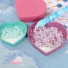 Diamond Painting Tool Heart-Shaped Diamond Tray Box large-Capacity Tray Case