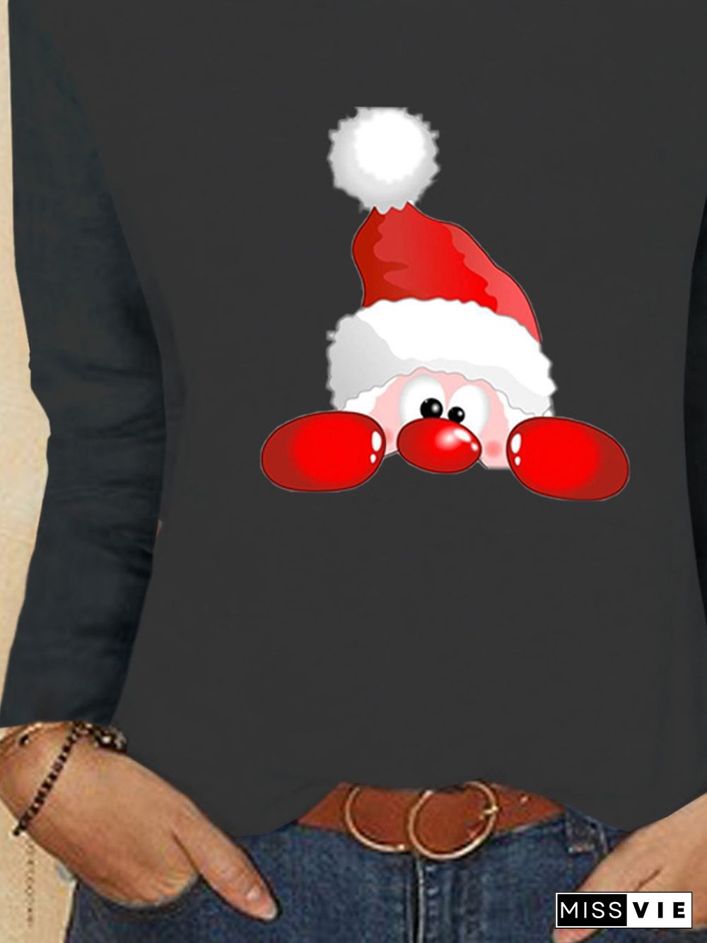 Cotton Blends Casual T-shirt