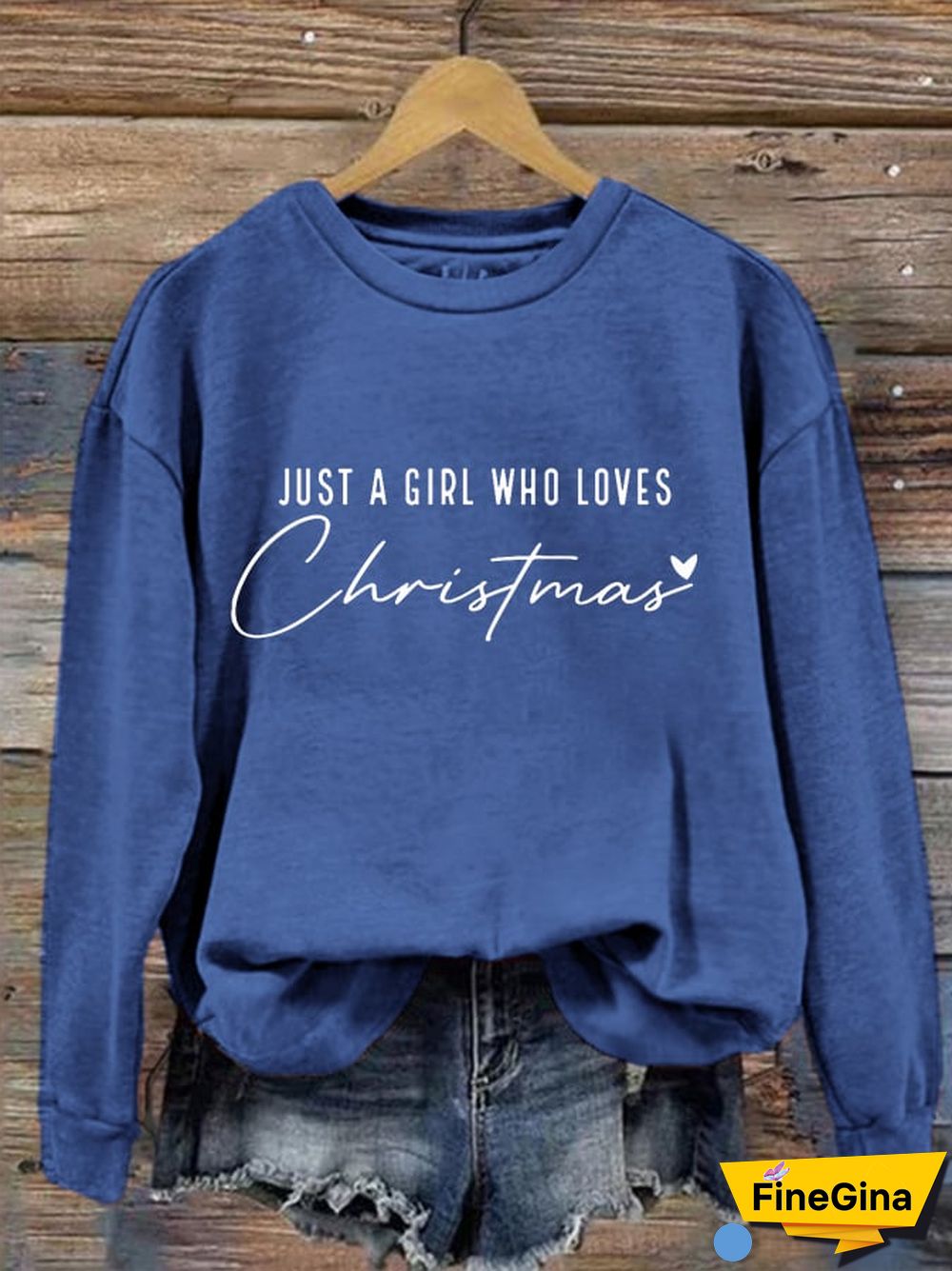 Women's Just A Girl Who Loves Christmas Sweatshirt