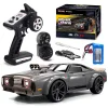 1:16 Scale Remote Control Drift Car, 4WD 35KM/H High Speed ​​Racing Car, 2.4GHz RC Drift Car for Adults with Cool LED Lights, Extra Drift Tires and