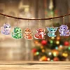 6pcs DIY Dragon Double Side Diamond Painting Keychains