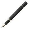 21K Gold-Nibbed, Engraved Ebonite Fountain Pen with a Mellow, Refined Feel