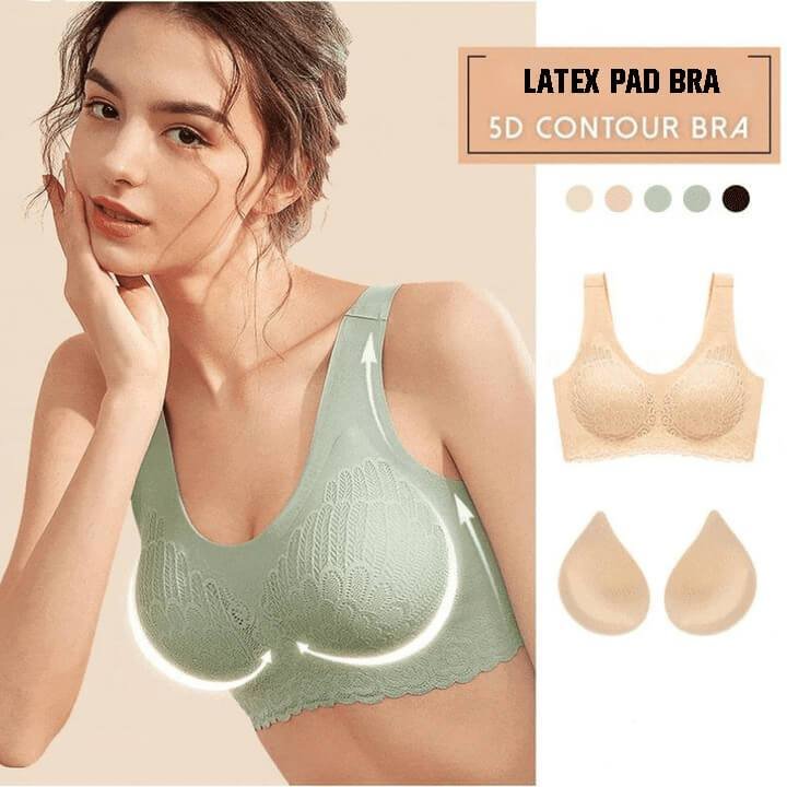 ?Mother's Day Promotion?Wireless Push Up Shock-proof Latex Pad Bra