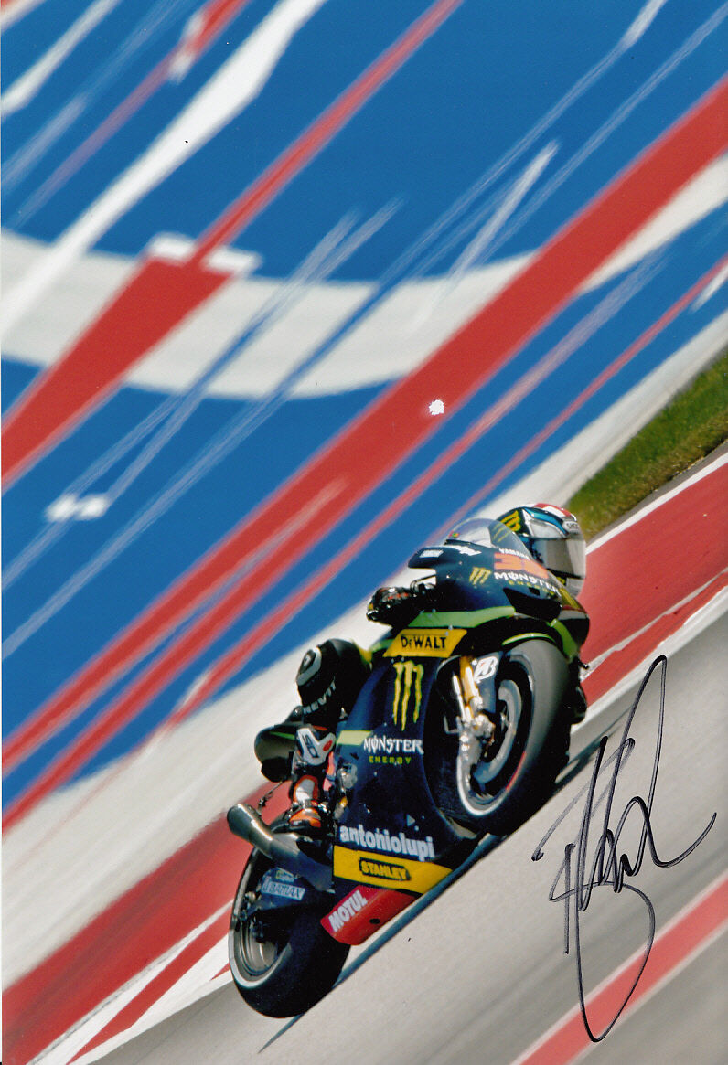 Bradley Smith MotoGP Hand Signed Monster Yamaha Tech 3 Photo Poster painting 12x8 2013 1.