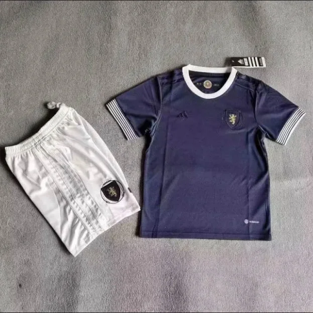 2023 Scotland 150th Anniversary Edition Navy Blue Football Shirt Kids Size