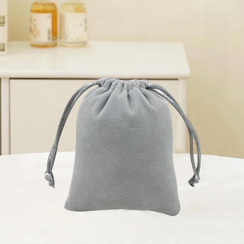 100 Pieces Factory Flannel Jewelry Packaging Bag Buddha Beads Jewelry Play Bag Brocade Bag Gift Bag Drawstring Bag