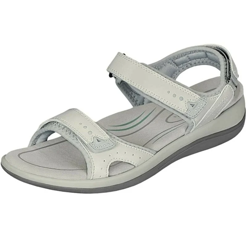 Qengg MCCKLE Women's Sandals Wedges Hook&Loop 2022 Summer Ladies Shoes Female Footwear Retro Comfortable Causal Sports Woman Sandal