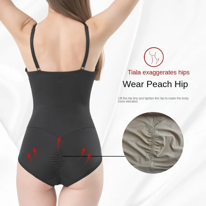 Coloriented 2109-1 Women Bodysuit High Waist Sexy Body Shape Wear Butt&nbsp;Lifter Shape Panties Slimming Corsets With Cups Push Up