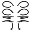 Silicone Ear Hooks for Samsung Galaxy Buds 4 Pro/buds 4 Anti-Lost Ear Hooks with Anti-lost Strap Lanyard Comfortable Anti-fall Ear Hook
