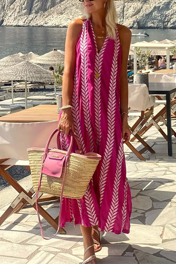 Elegant Loose Bohemian Beach Dress