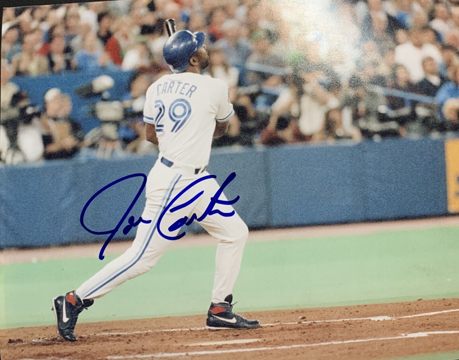 Joe Carter Signed 8x10 Photo Poster painting Pic Auto Toronto