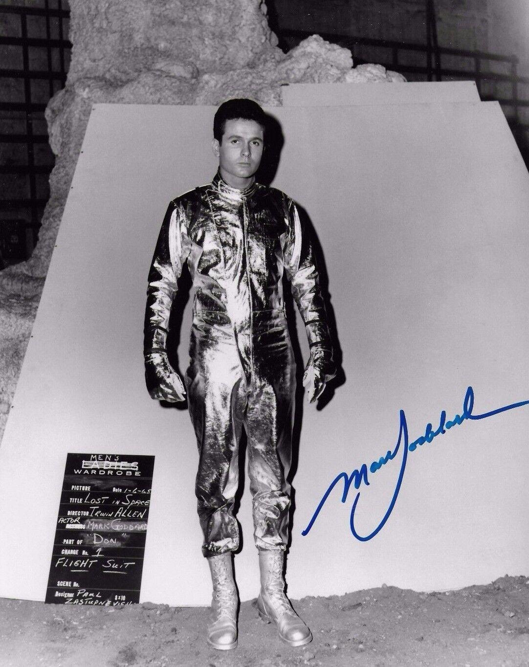 Mark Goddard Signed 8x10 Photo Poster painting - Lost in Space - SCI FI -RARE! H454