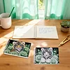 2 Pack Tiger DIY Diamond Art Spiral Notebook Kit 80 Pages No Lines